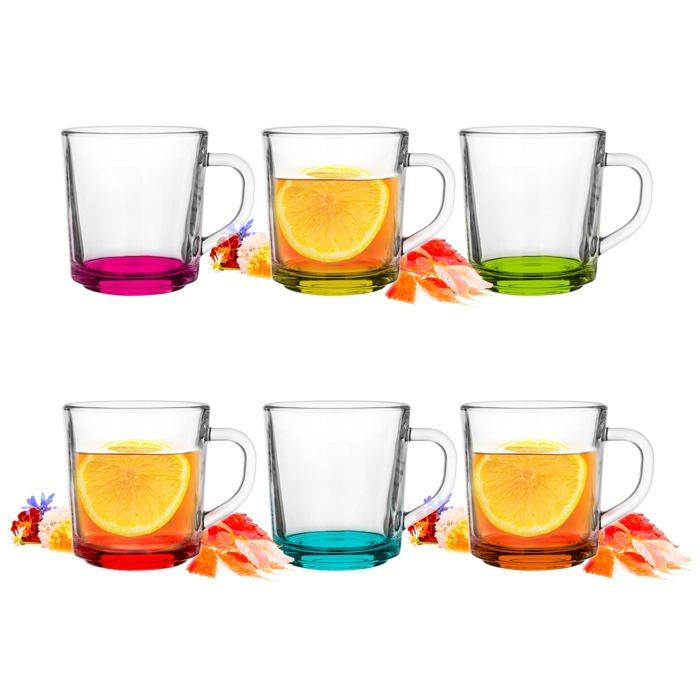 Suite de 4 verres a jus de fruits long drink en cristal taille
