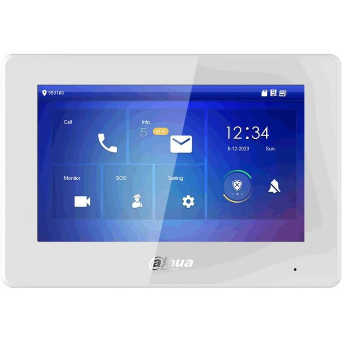 Interphone - visiophone Dahua - VTH5421HW-W - Moniteur interphone vidéo