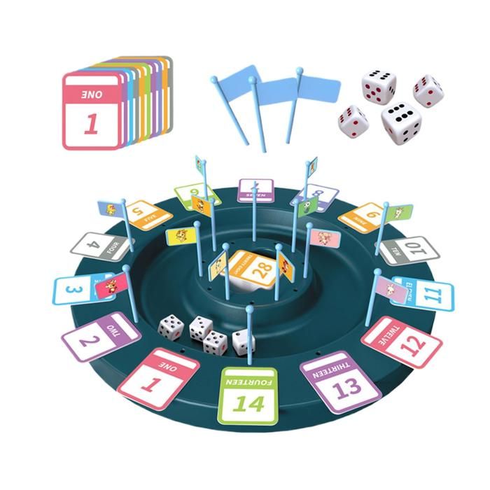 Jeu De Mathématiques électronique Portable – Calcul Ludique Avec Dés Et Cartes, Pour 14 Joueurs – Cadeau éducatif Pour élèves, Enseignants Et Familles