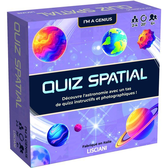 Im Genius Quiz Spatial Jeu éducatif LISCIANI Astronomie Quiz interactifs