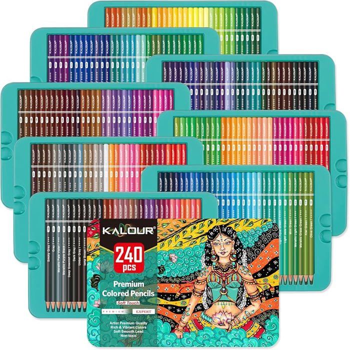 SET DE 12 CRAYONS DE COULEUR AQUARELLE SANS BOIS -CRETACOLOR