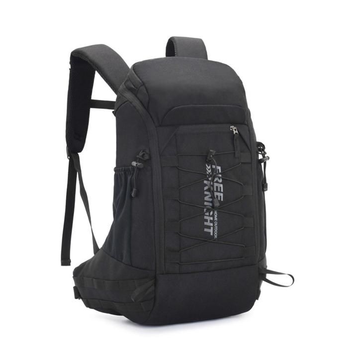 Sac à dos étanche léger et de randonnée pour voyages et activités en plein air，noir