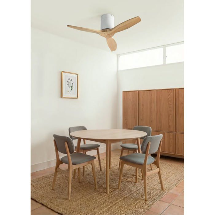 WIND CALM - Ventilateur de plafond silencieux 40W avec pales techniques en ABS de différentes tailles