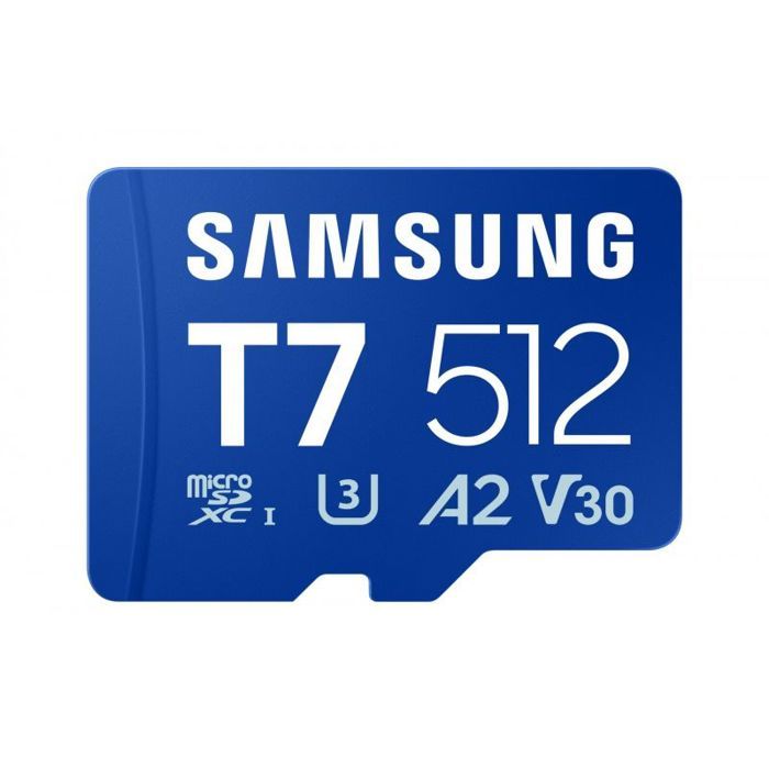 Carte memoire - memoire flash Samsung - MB-MB512T/WW - Micro SD T7 512GB