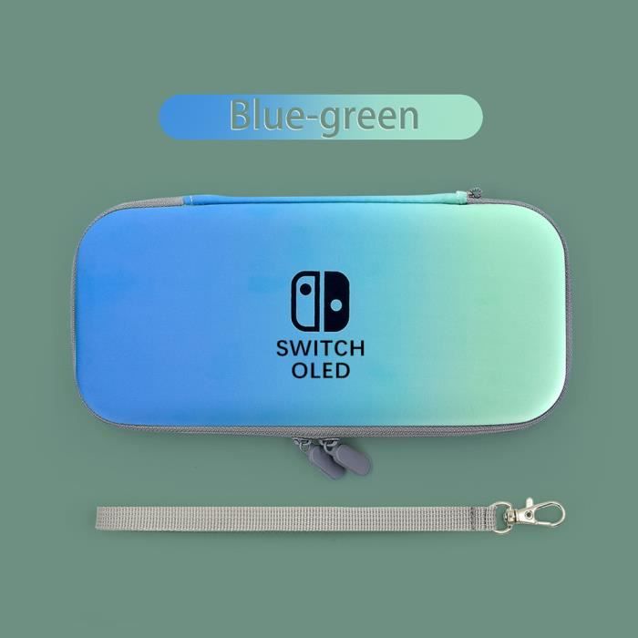 Bleu vert-Étui de transport pour Nintendo Switch OLED, nickel é PU, sac de  rangement portable, poudres de voy - Cdiscount Informatique