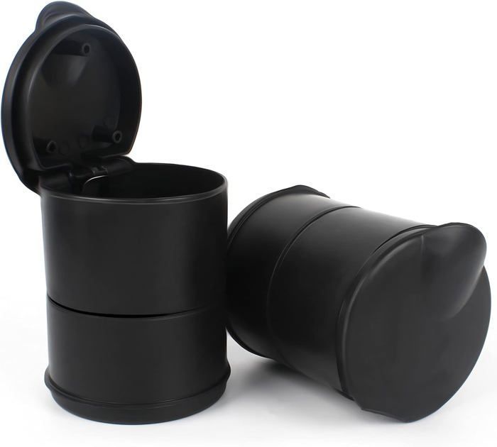 Abaodam Lot De 2 Cendriers De Voiture Multifonctionnels Avec Lumière