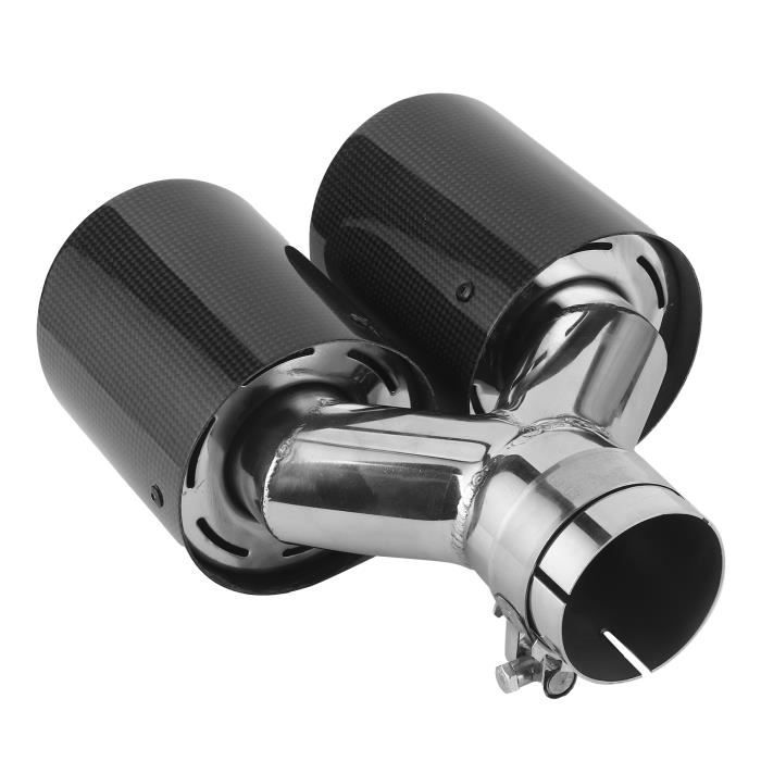 EBTOOLS Embout De Silencieux Double Embout De Tuyau D'échappement à