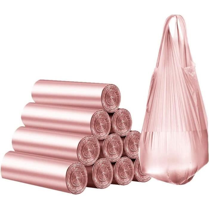 Sac Poubelle Transparent 13 Gallons - Lot De 160 - Pour Cuisine, Jardin - Sans Parfum