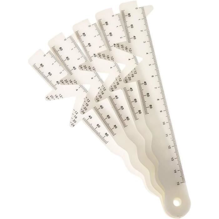 Règle De Mesure De Distance Pupillaire – Lot De 5 Règles Souples En PVC Pour Lunettes, Optométrie Précise