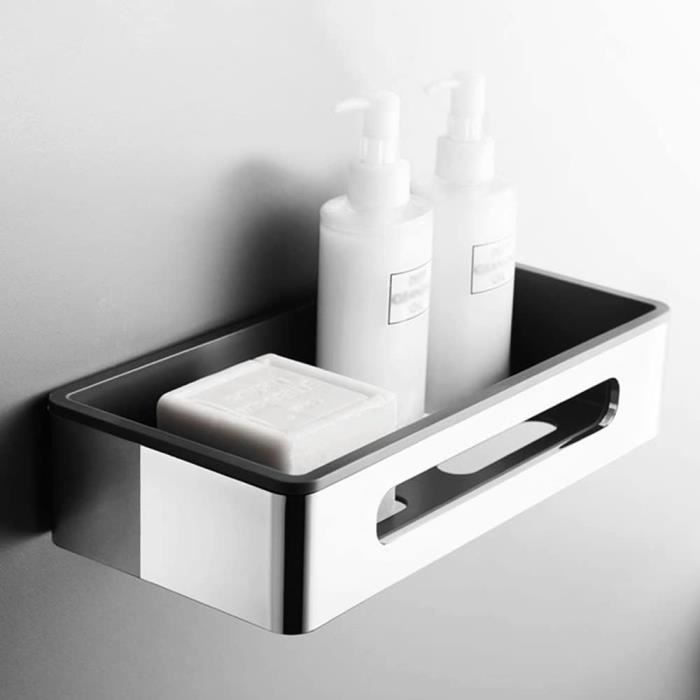 Étagère De Salle De Bain à Ventouses Sans Perçage - Avec Trous De Drainage, Rangement évier, Cuisine, étudiant