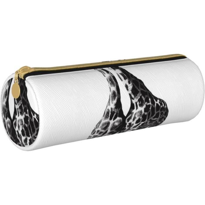 Pochette De Selle Isolante Showman - Nylon Imprimé Girafe - Équitation