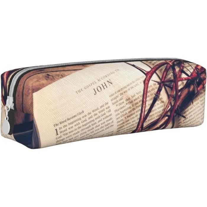 OAZCVBNN Trousse à Crayons En Cuir Imprimé Jeu De Gymnastique élégante