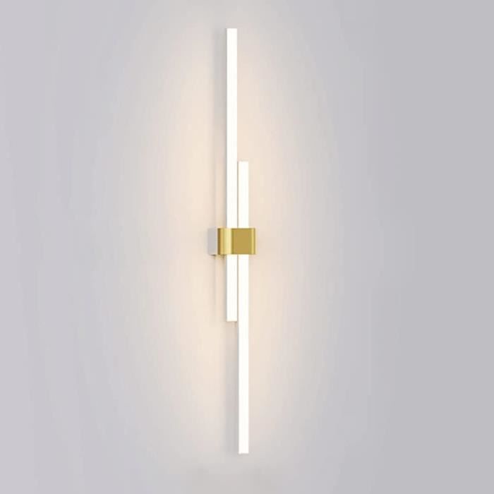 Applique Murale Linéaire Moderne | Fer et Acrylique Led