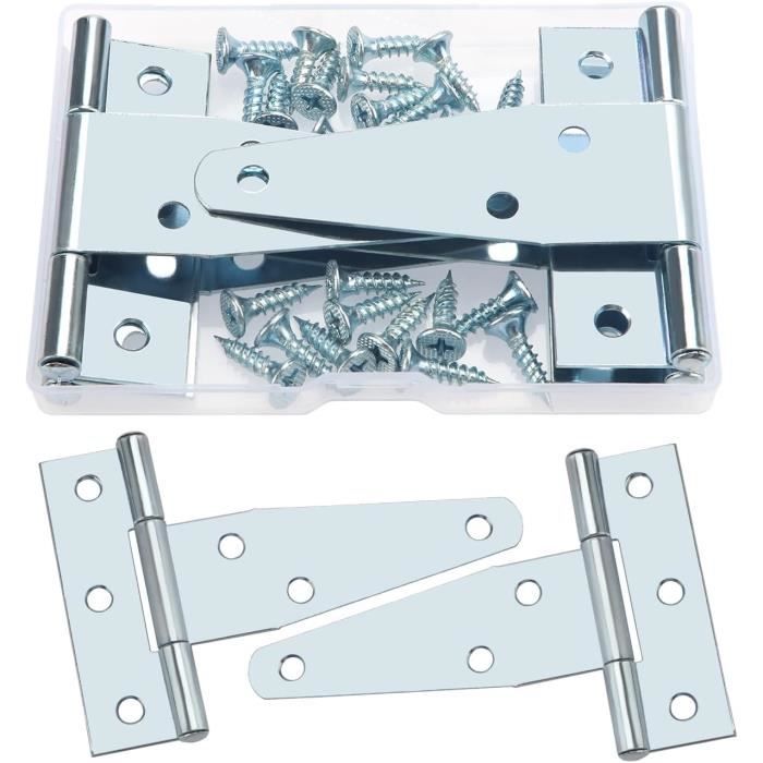 Bandes 600 Avec 16 MM Thorn Noir Fer Forgé Charnière Porte