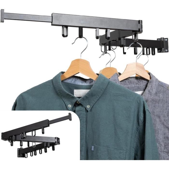Séchoir à Linge Extensible KADAX - 257 X 60 X 99 Cm, Pliable - Grande Surface De Séchage Avec Supports à Chaussettes - 6