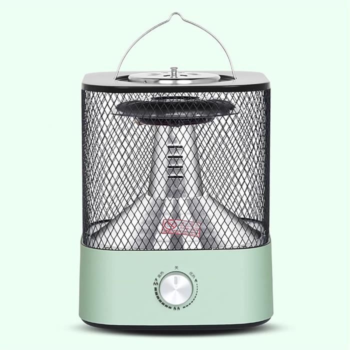 Radiateur Soufflant Céramique Mini - Chauffage D'Appoint Économe, Portable, Silencieux - Pour Bureau, Chambre - 6