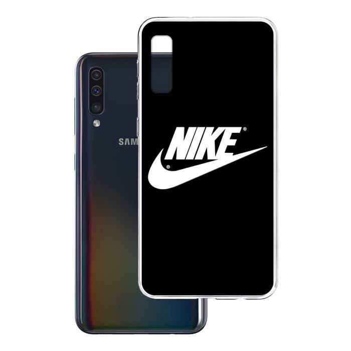 Coque Samsung Galaxy A50 - Nike Logo Noir