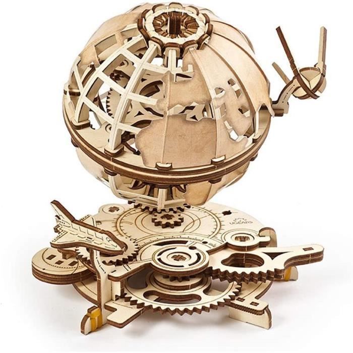 Puzzle 3D en Bois Circuit de Billes pour Adultes - Modèle de Bille Mécanique à Construire DIY - Jeu de Construction en Bois avec 7 Billes en Acier - Cadeau pour Hommes Puzzle 3D en Bois Circuit de Billes pour Adultes - Modèle de Bille Mécanique à Construire DIY - Jeu de Construction en Bois avec 7 Billes en Acier - Cadeau pour Hommes