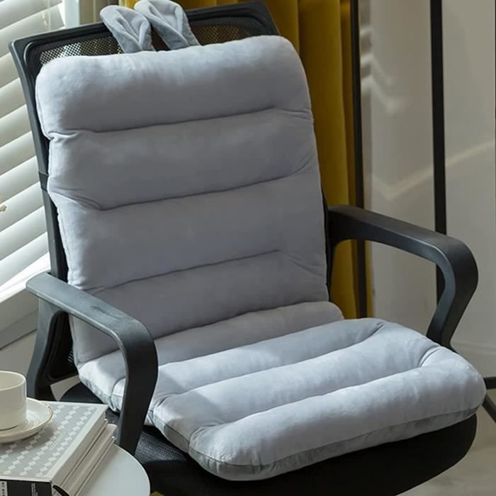 Coussins De Dossier Pour Chaise De Jardin - Lot De 2 Avec Sangles, 40x80 Cm, Imperméables, Pour Extérieur/intérieur