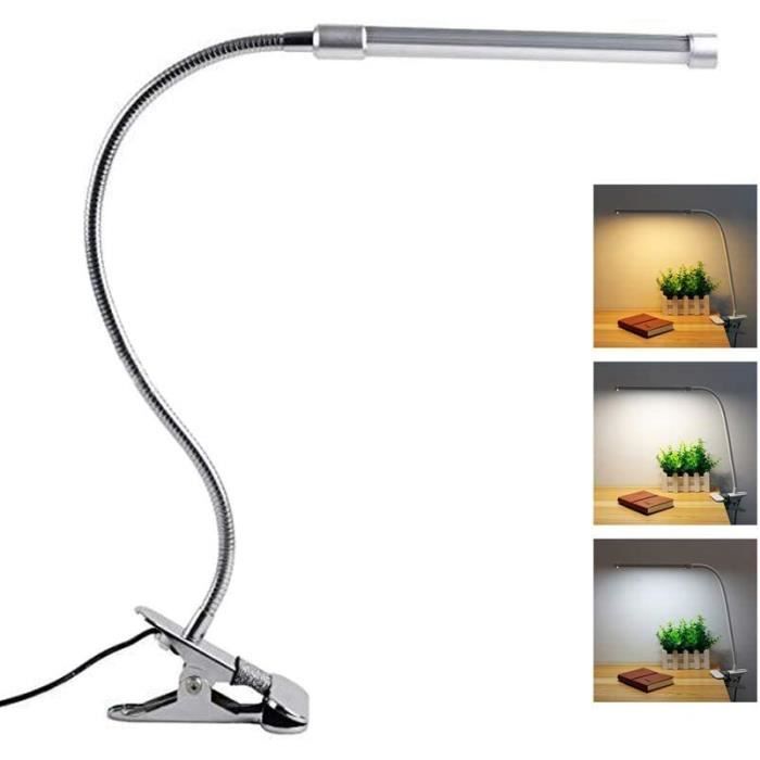 Lampe Chevet Fille Muguet Vert – Lampe Bureau Dimmable Col De Cygne 3 Températures, Abat-Jour Acrylique Fleur, Chambre Enfant