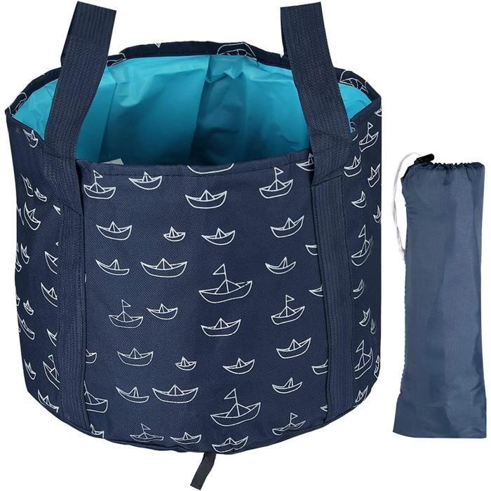 Colorlife Seau Pliables 12L, Seau de pêche Pliable Portable Colorlife Seau Pliables 12L, Seau de pêche Pliable Portable