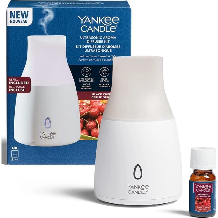 Diffuseur Yankee Candle ScentPlug Cerise Griotte - Parfum 30 Jours - Prise UE