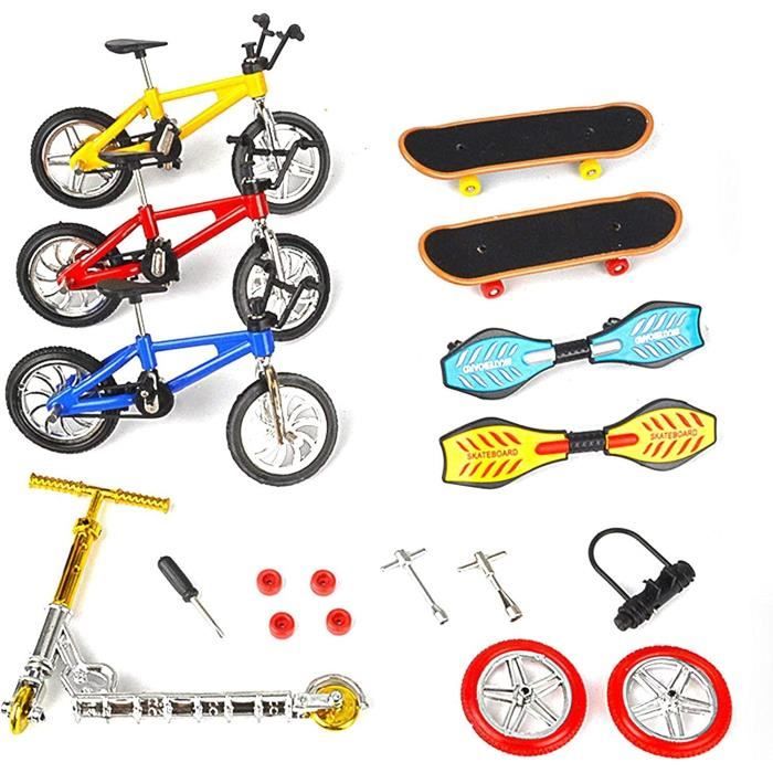 Zalati – Mini Rampe De Skateboard Pour Jeux De Doigts – Avec Doigt Skate Et Accessoires – ABS Durable – 6 Scènes Modulables - 11