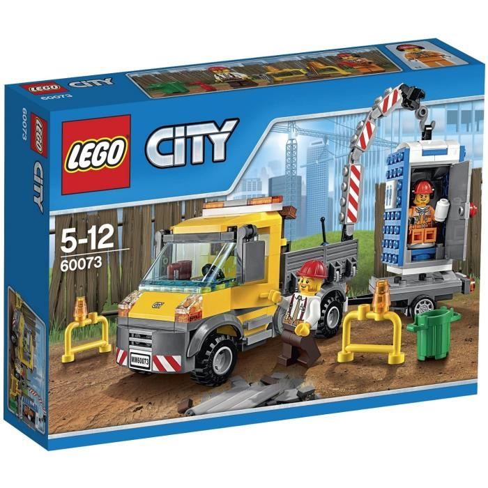 Jeux de construction LEGO City - 60073 - Jeu De Construction - Le Camion Grue 51896