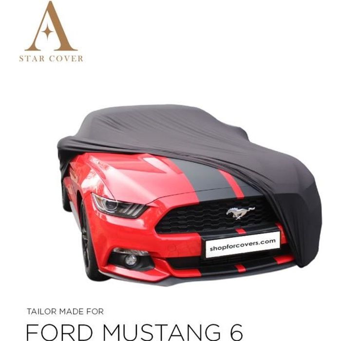 FORD MUSTANG 6 BÂCHE DE PROTECTION POUR INTÉRIEUR NOIR NOUVEAUX
