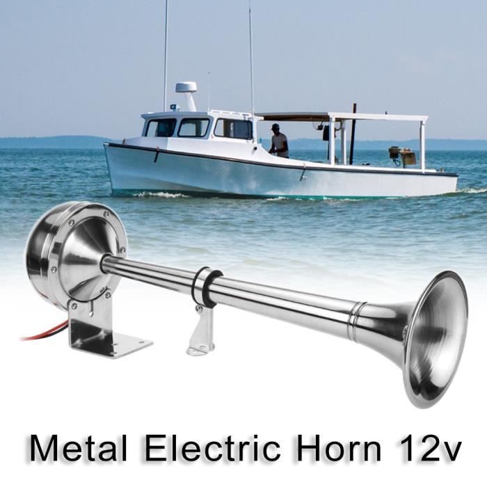Klaxon de trompette électrique 12V 125db, haut-parleur pour voiture, camion, SUV, Automobile, bateau
