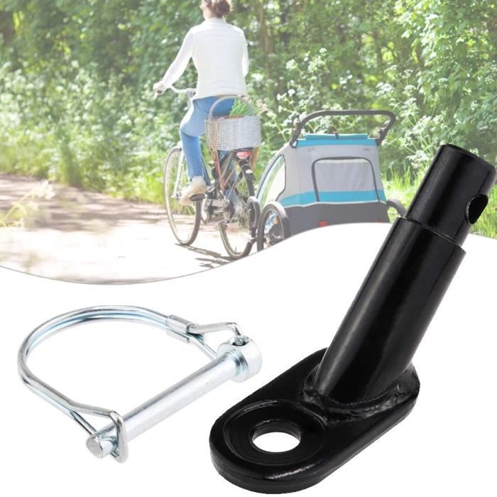 Remorque de vélo Coupler vélo Attache-remorque Adaptateur de montage vélo Porte-bagages arrière support vélo Accessoires