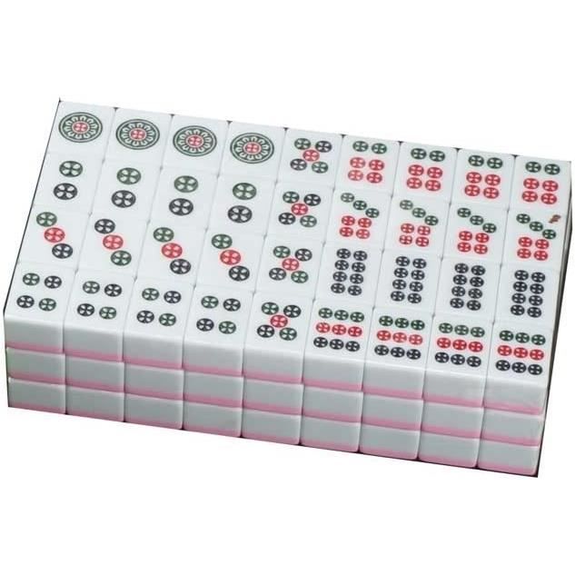 Mahjong Chinois | Mahjongg Set Avec 144 Tuiles,Travel Mahjong Set 2