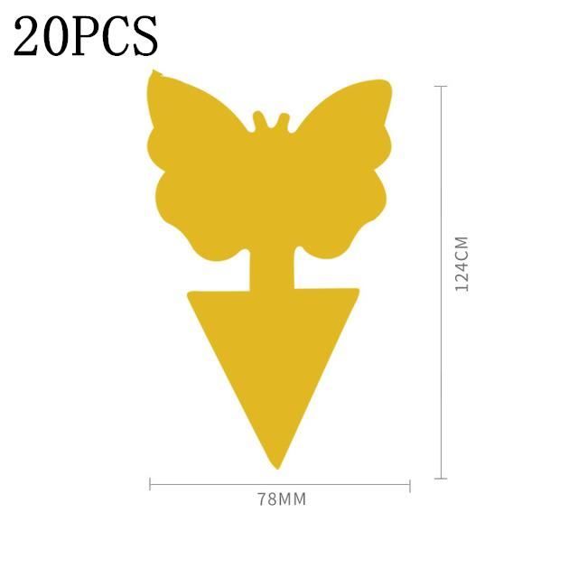 Pièges à Mouches Autocollants – Lot De 32 – Pour Fenêtres – Adhésif Jaune Fort – Anti-Insectes Intérieur