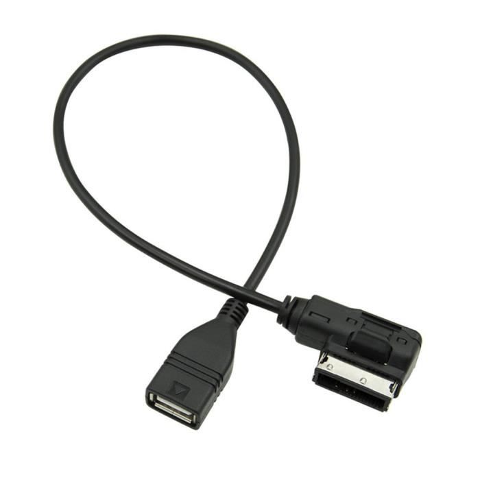 Fdit Interface audio USB pour Audi Interface de Musique USB AMI MMI AUX Adaptateur de Câble MP3 pour Audi A3 S4 A5 S5 A6 S6 A7 Q5
