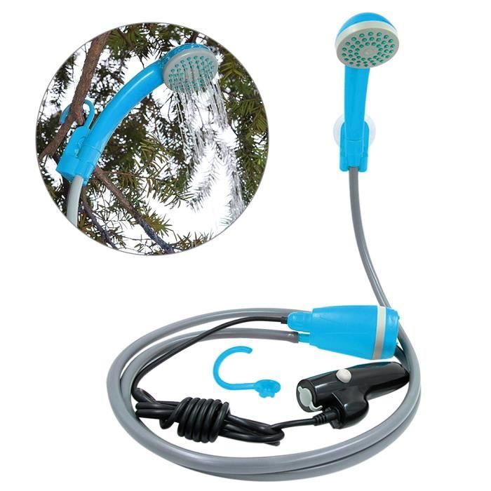 Douche de camping portable pompe de douche de camping en plein air pommeau  de douche rechargeable pour camping randonnée voy-HM - Cdiscount Bricolage