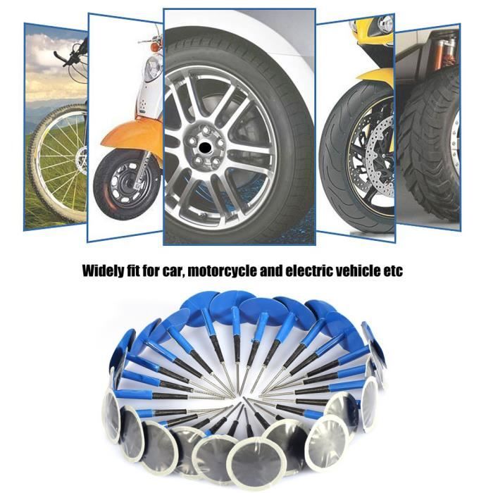 XID-24 pièces voiture moto universel Tubeless pneu réparation de crevaison  champignon Plug Patch Gum （# 1） - Cdiscount Auto