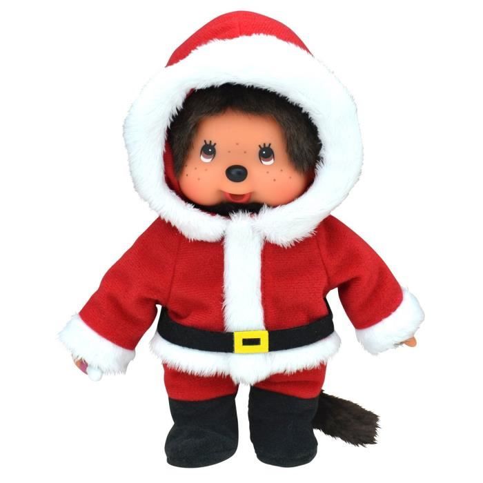 MONCHHICHI Peluche Père Noël 20 cms Cdiscount Jeux Jouets