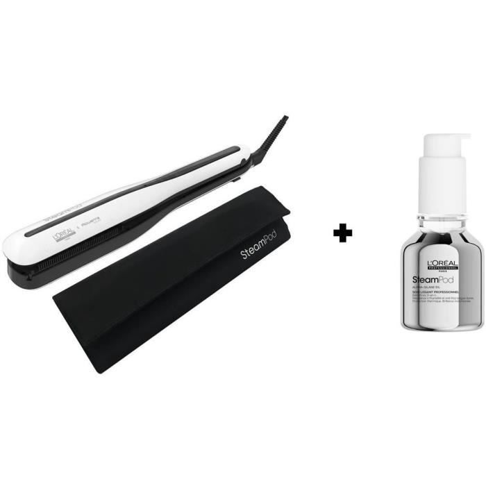 Lisseur vapeur L'Oréal Professionnel SteamPod 3.0 - Avec trousse Thermo-résistante + Soin Lissant Pr