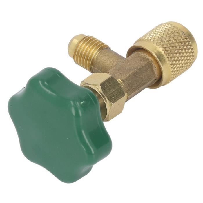 Vanne De Réfrigérant Pour Climatisation/Réfrigérateur - En Cuivre, Raccord 1/4" SAE (Pour R134a, R22, R410) - 4