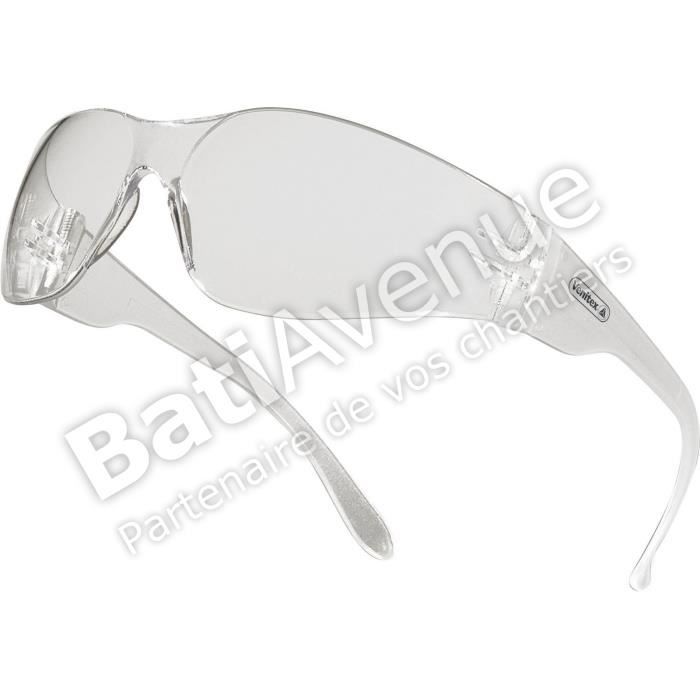 BGS 3622 Lunettes De Protection Transparente Avec Élastique - Confortables Pour Porteurs De Lunettes