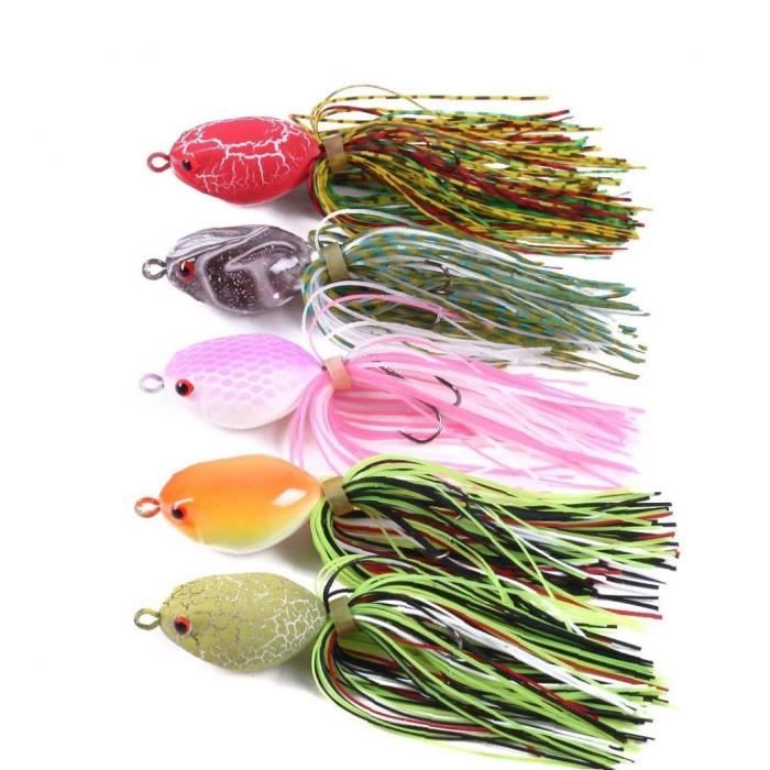 Leurre Souple De Type Grenouille Avec Hameçon, Appât Artificiel