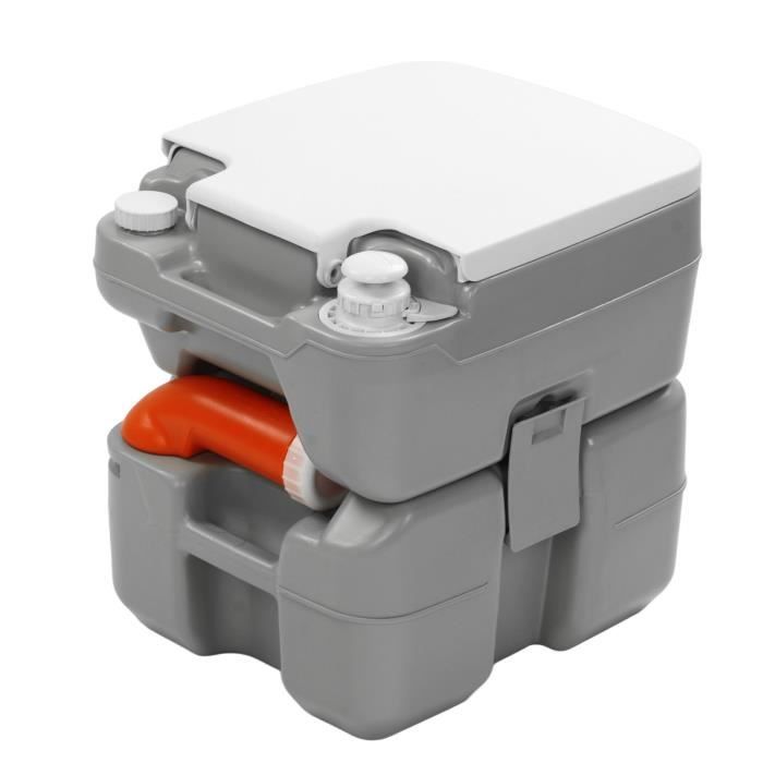 Toilette Portable VEVOR avec Chasse d’Eau Toilette de Camping avec