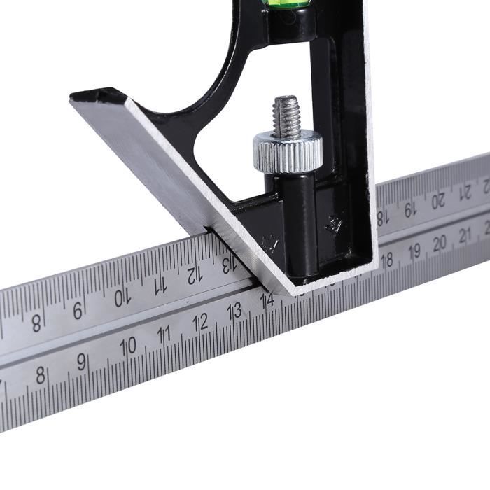 Règle d'équerre combinée Adjustable Square Ruler, Professional High ...