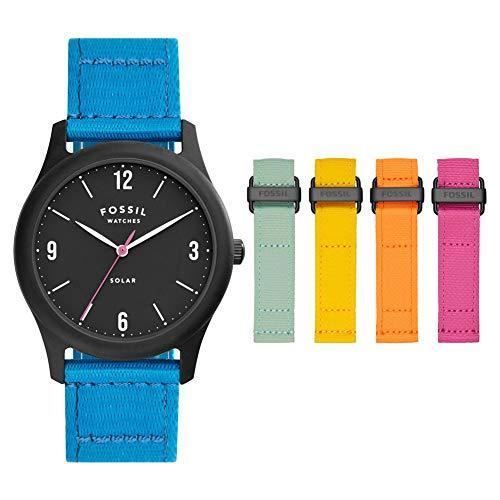 Coffret FOSSIL Montre Femme et Bracelet en Acier Rose et Bracelet -  ES4443SET - Cleor
