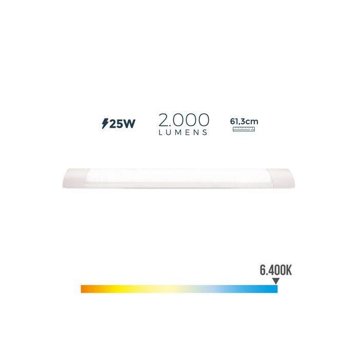 Lot De 5 Tubes LED ZONE 60cm 10W - Blanc Froid 6400K - 800lm Équivalent 18W - Angle 160° - Remplace Fluorescent