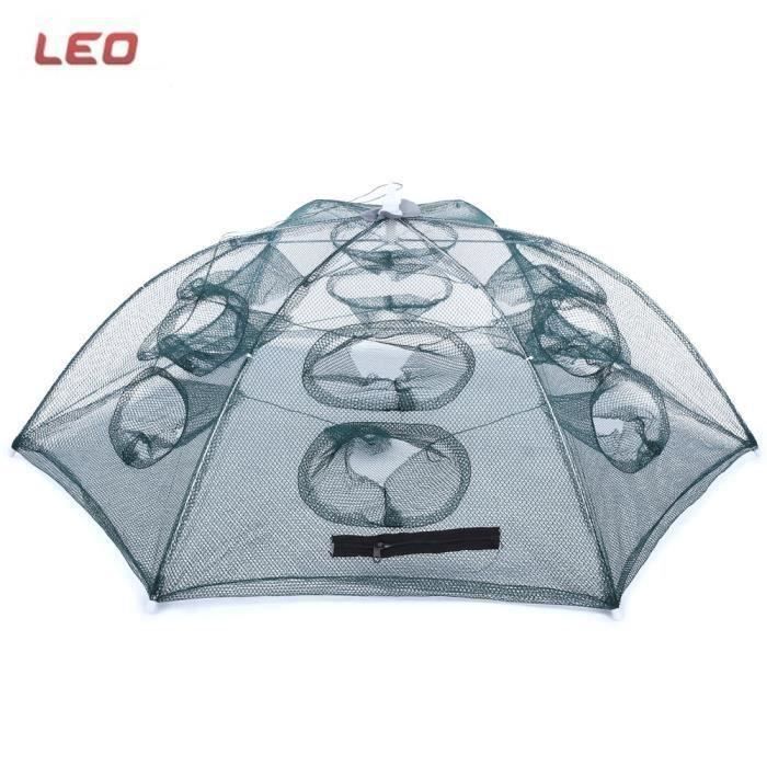 Filet De Pêche Pliable 99 Cm — Double Ligne, Ouverture Libération Poisson, Pour Pont, Jetée, Crevettes