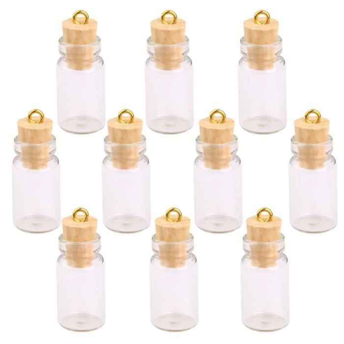 12ML Verre Rouge Bouteille De Parfum Avec Noeud Chinois Pendentif, pendentif par