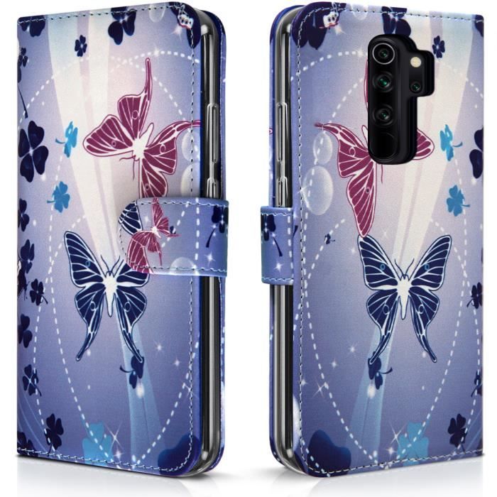Étui de Protection Portefeuille Xiaomi HF06 Simili cuir Compatible Redmi Note 8 Pro
