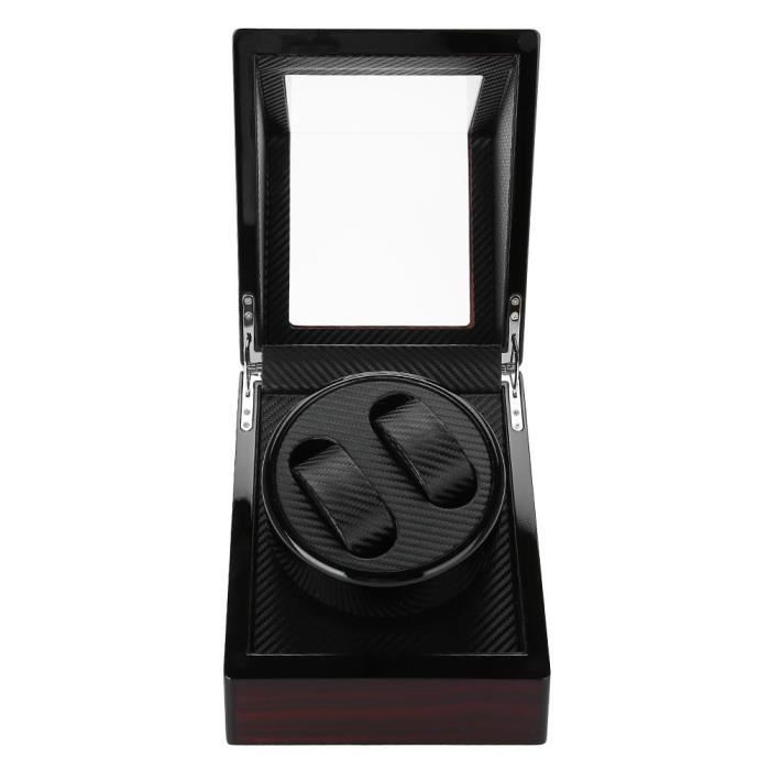 Remontoir De Montre Automatique 4 + 6 Places - Boîtier En Fibre De Carbone, Rotation Bidirectionnelle, Pour Garder Vos Montres Mécaniques En Mouvement