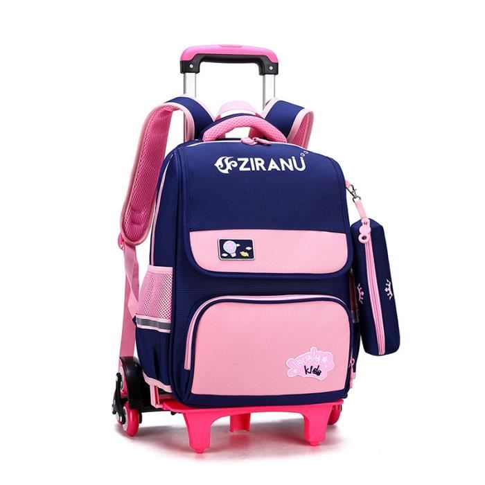 Cartable Kawaii Enfant + Trousse – Sac École Primaire Mignon Avec Badges, Pendentif Et Carte, Style 4 Small – Garçons & Filles